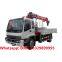 Isuzu Brand 4*2 LHD FVR 6.3T telescopic crane boom mounted on truck for sale