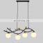 High Brightness Glass Metal LED Pendant Light Bar Club Home 20W Modern E27 Pendant Lamp For Indoor Decoration