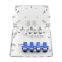 TB-04H White plastic FTTH 4 PORT 4 Core roseta optica desktop Fiber Optic termination box