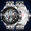 New collection wholesale hot selling Skmei 0993 fashion analog watch metal band 30m waterproof men wristwatch