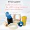 The manufacturer supplies white hollow nylon rod plastic pipe and oil-bearing large-diameter nylon sleeve