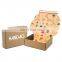 Custom Logo Self Adhesive Screen Printing Kraft Paper E-commerce Shipping Box Zipper Tear Corrugated Paper Packing Box
