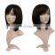 In Stock High Quality Afro Bob Short Hair Real Human Hair Wigs For Women And Girls