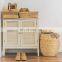 Hot Selling Natural Water Hyacinth Hamper Basket Storage Basket Hamper With Lid Metal Frame Best Price Vietnam Supplier