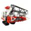 With lifting chassis thresher and cleaning rice complete harvester
