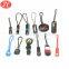 custom garment accseeories pvc zippler pulls rubber zipper slider puller