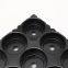 black PP thermoformed plastic blister trays thermoforming insert trays