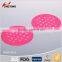 round shaped plastic kitchen placemats and coasters, silicone cup coaster