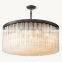 Modern luxury classic Cielo round golden industrial glass chandelier decoration living room bedroom hotel ceiling light