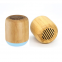 Promotion Mini Wooden Wireless Bluetooth Speaker High Quality Stereo Sound BT 5.3 Speaker with LED light