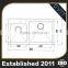 Round Edge Sus304 Table Top Glass Wash Basin