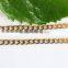 unplated raw brass long cheap chain necklace