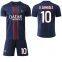 2025-26 season Paris Saint-Germain jersey, Kylian Mbappé, Ousmane Dembele Lionel Messi jersey, Paris Saint-Germain home football suit set