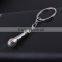 Factory Direct Metal Keychain Key Ring Creative Gift Microphone Keychain