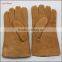 Ladies fabric dress gloves and double face wholesale winter gloves