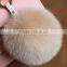 Hang On Bag Phone Carkey Fashion Charm Girls Real Racoon Fox Fur Key Chain