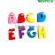 Digital letter plastic wooden magnet