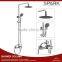 Popular exposed wall bathroom shower and bath faucet column set