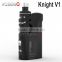 Smoant newest best vaping mod Knight V1 TC 60w with Spring loaded 510 pins and SS connector high quality