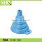 Food grade foldable silicone funnel