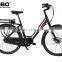 OEM manufacture in-time easy riding commuter female electric bicycle