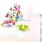 H-003 H003 12PCS 3D Vivid PVC Magnet Butterflies Magnetic Butterfly DIY Wall Sticker Stickers Decal Decals Home Decor Decoration