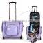 2016 colourful durable bags and luggages suitcase ABS plastic carry style with wheels travel bag suitcase from luggage bags