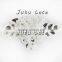 Party stage decorative flower, mini rose flower with sequin leaves