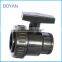 Plastic Pipe Fitting For Irrigation Pvc Black Single Union Ball Valve