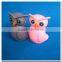 Owl shaped novelty piggy banks for promotion