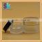 Stock Matte Clear Glass Jar of Cream With Lid Cosmetic Glass Bottle
