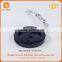 Round single color black case empty foundation palette