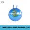 Ecofriendly PVC toy jumping pop ball with handle