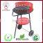 HZA-J24 Hot selling red charcoal bbq grill