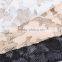 manufacturer PU leather mesh applique rose design embroidered lace fabric