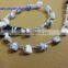 Dendrite Opal Faceted 6*6 mm 35 Cts Trillion Side Drilled 6 Inches Strand Length Natural Loose Gemstones