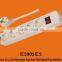 5-way 2 pin EU Standard Ground Light Switch Extension Socket