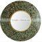Amber 60 cm round Mosaic Glass Bathroom Wall Mirror