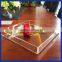 Unique Transparent Acrylic Serving Tray With Handles