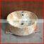 Bathroom Fittings Elegant Ceramic Marble Pattern Above Counter Basin BO-21