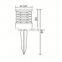 spike 9w garden light led