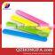 Promotional Cheap 3D Logo Silicone Slap Bracelets