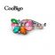 New Jewelry Colorful Rainbow Brooch Pin Crazing Arcylic Stone Women Dresses Hijab Scarf Party Gift Appreal Accessories
