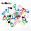 11/16" Plastic Colorful Safety Pins For Label Tags Fastener Charms Baby Shower (Mix Colors Send) #FLQ001-B(Mix-s)