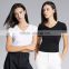 Women's Basic Short Sleeve Solid Bodycon Fitness Top T-Shirt Cotton Elastane Underwear