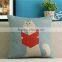 5 choices hote sale home textiles cotton linen pillow case decorative