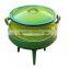 enamel finishing three-legs cast iron potjie pot