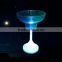 310ml economical manufacturer attractive led plastic martini glass