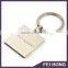 High qulaity square shape red keychain promotional gift