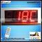 Outdoor Wanterproof 8/10/12/16/18/20/24/32inch Digital/time/temperature Gas Station LED Petrol Price Sign Display